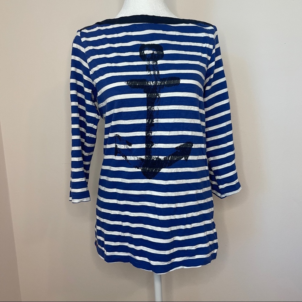 Striped Anchor Top